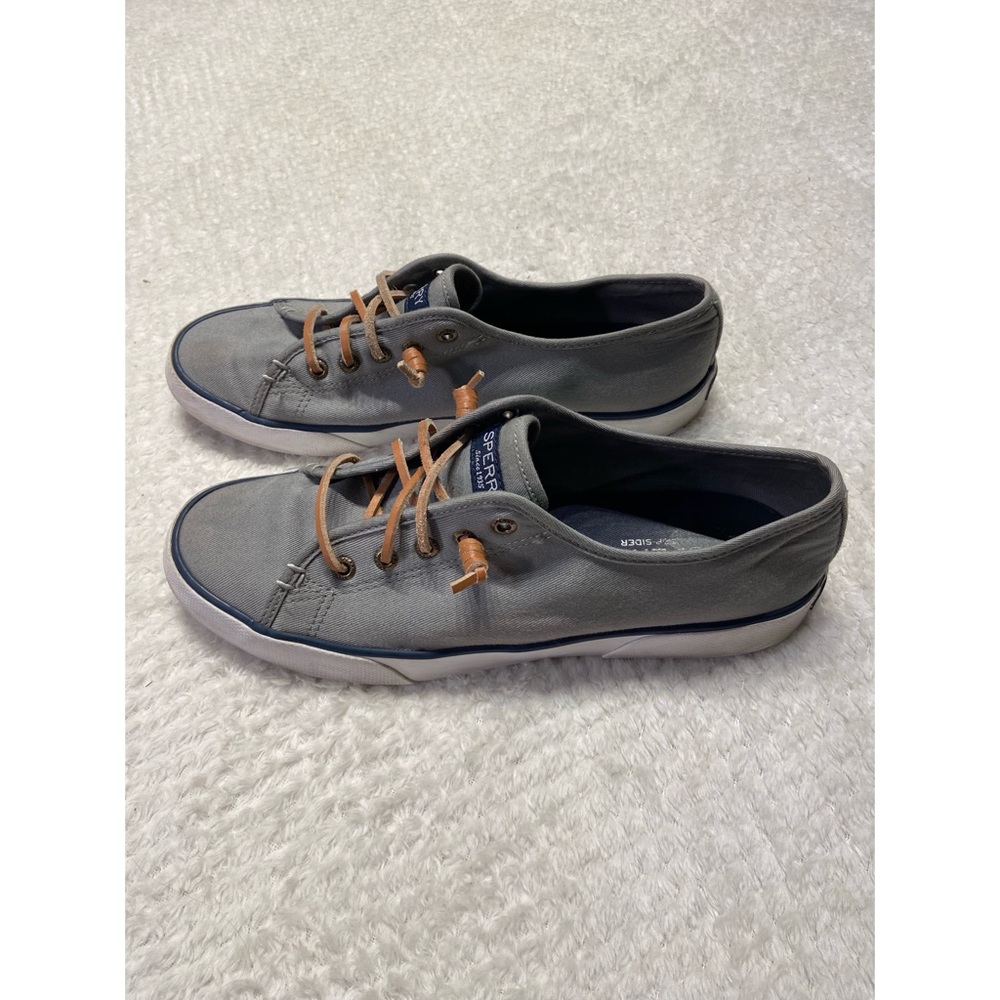 ⚡️ Sperry Top Sider Charcoal Canvas Sneaker
